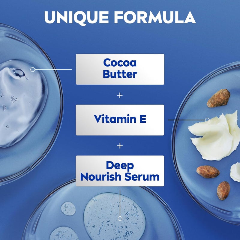 NIVEA Body Lotion Cocoa Nourish for Dry Skin, 3x400ml - Image 5